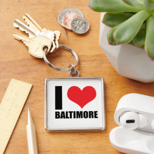 I love Baltimore Key Ring
