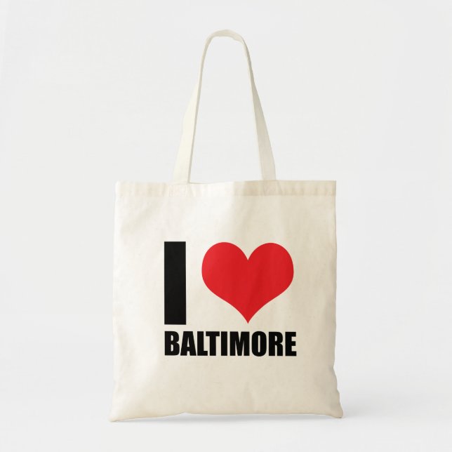 I love Baltimore Tote Bag (Front)