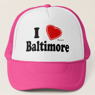 I Love Baltimore Trucker Hat