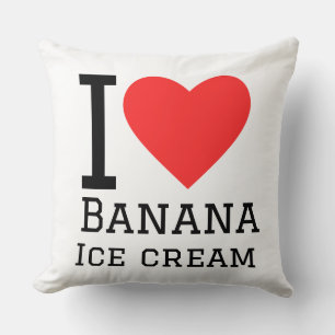 I love banana ice cream cushion