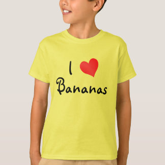 I Love Bananas T-Shirt