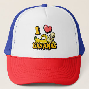 I Love Bananas Trucker Hat