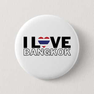 I Love Bangkok - For the true Bangkokian ! 6 Cm Round Badge