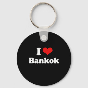 I Love Bangkok Tshirt White Tshirt Key Ring