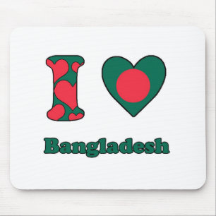 I love Bangladesh Mouse Pad