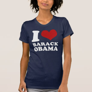 I love Barack Obama (clean) t shirt