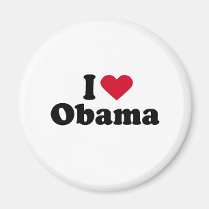 I Love Barack Obama Magnet