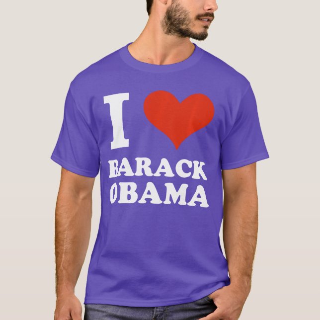 I love Barack Obama Potus White House Long Sleeve T-Shirt (Front)
