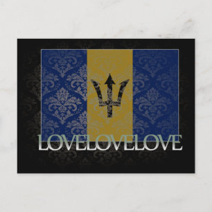 I love Barbados Cool Postcard