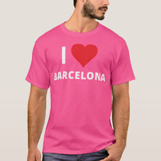 I Love Barcelona (Dark) T-Shirt