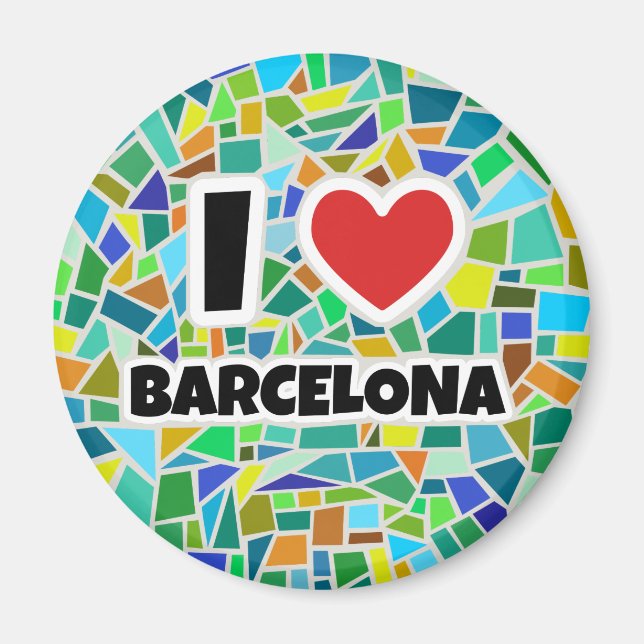 I love Barcelona Magnet (Front)