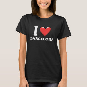 I Love Barcelona Spain T-Shirt