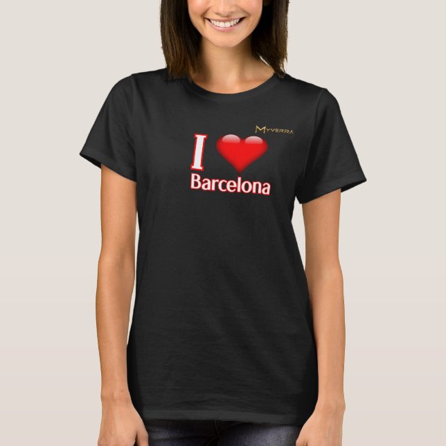 I Love Barcelona T-Shirt (Front)