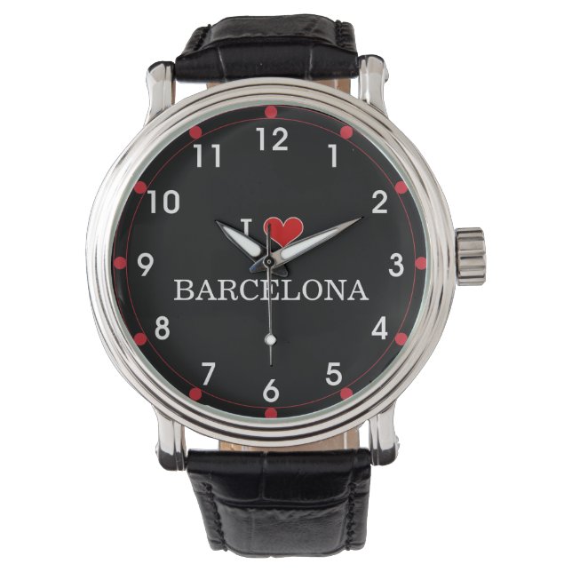 I Love Barcelona Watch (Front)