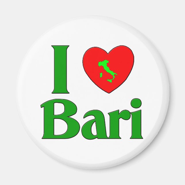 I  Love Bari Italy Magnet (Front)