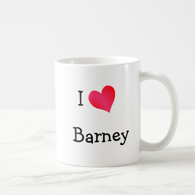 I Love Barney Coffee Mug (Right)