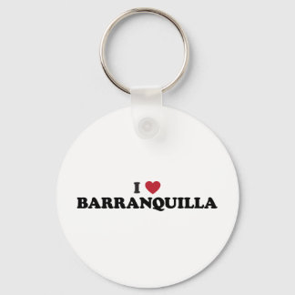 I Love Barranquilla Colombia Key Ring