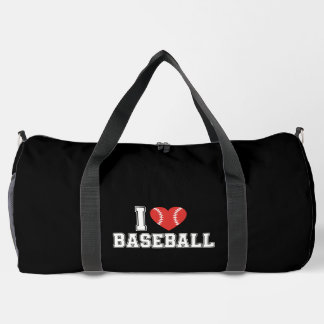 I Love Baseball Duffle Bag