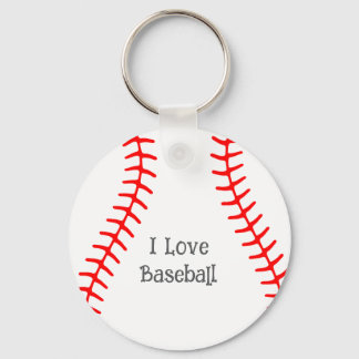 I love Baseball Key Ring