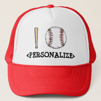 I Love (Baseball), <PERSONALIZE> Trucker Hat