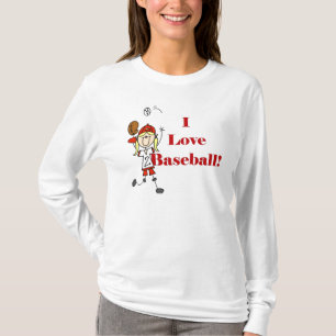 I Love Baseball T-Shirt