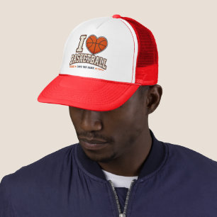 I Love Basketball Dad Hat Vintage Basketball Cap