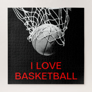 I Love Basketball Jigsaw Puzzle