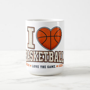 I Love Basketball Mug Basketball Dad Coffee Mug