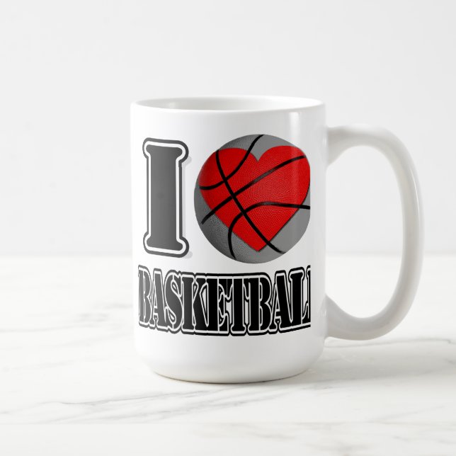 I love Basketball - Mugs (Right)