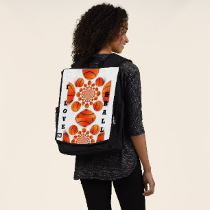 I Love Basketball: The Game of Champions Art Print Backpack