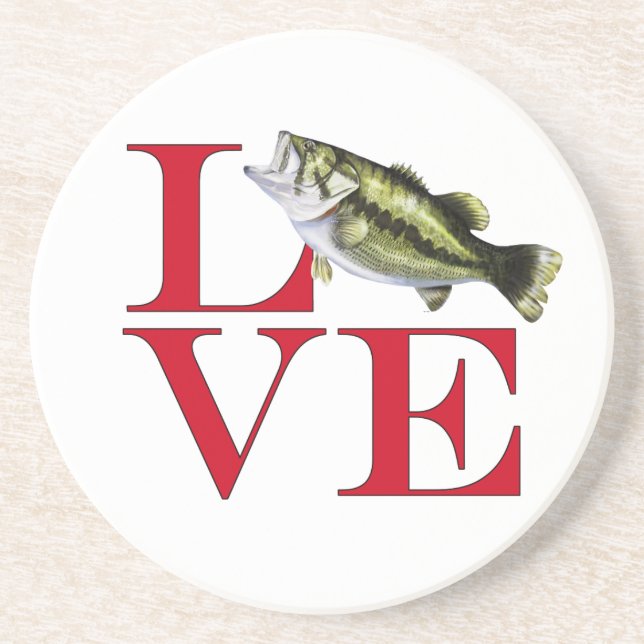 I Love Bass Coaster (Front)