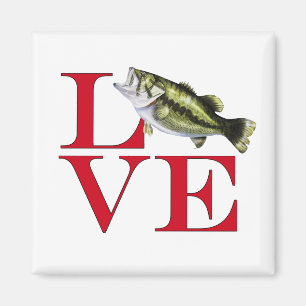I Love Bass Magnet