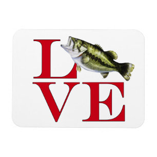 I Love Bass Magnet