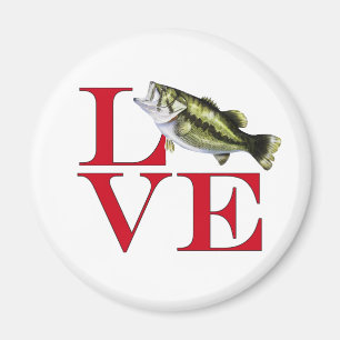 I Love Bass Magnet