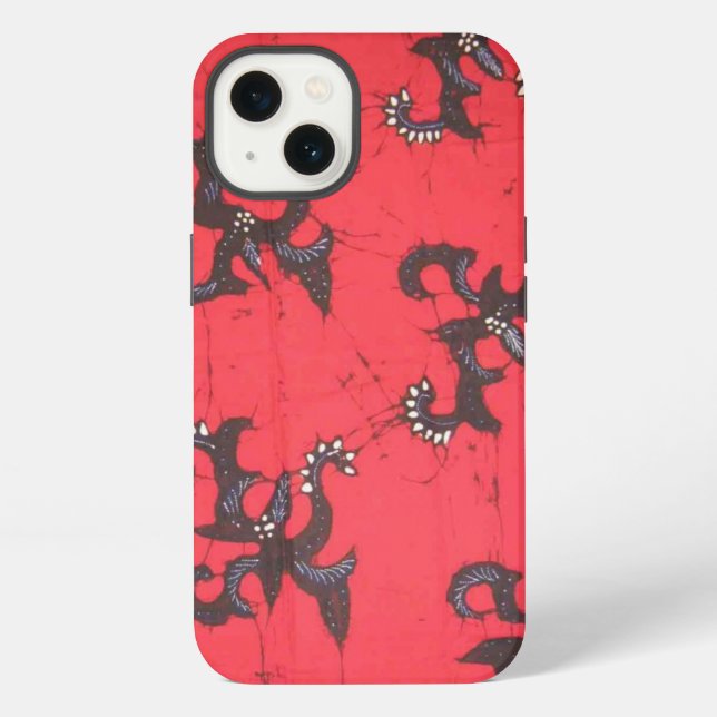 I love Batik iPhone Case (Back)