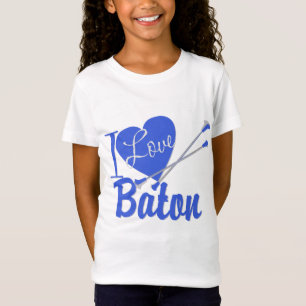 I Love Baton T-Shirt