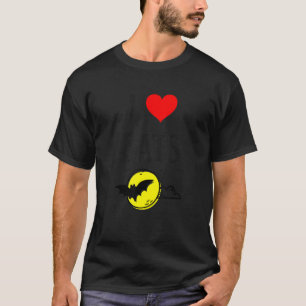 I Love Bats I Heart Bats Vampire Bat lover Chiropt T-Shirt