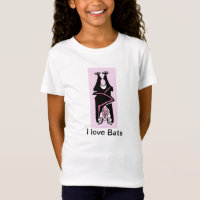 I love Bats- Wildlife - Halloween - Goth -Girls