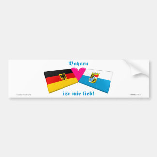 I Love Bavaria / Bayern ist mir lieb Bumper Sticker