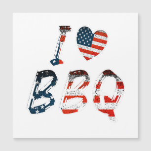 I love BBQ, American patriotic