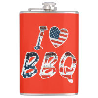 I love BBQ, American patriotic