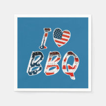 I love bbq, American patriotic