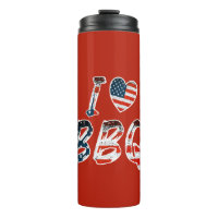 I love BBQ, American patriotic
