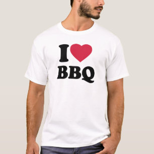 I love BBQ - Barbecue T-Shirt