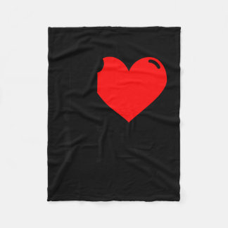 I Love Bbq Fleece Blanket