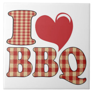 I Love BBQ Tile