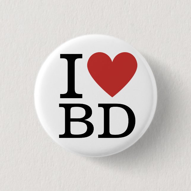 I ❤️ Love BD - Business Development Deptartment 3 Cm Round Badge (Front)