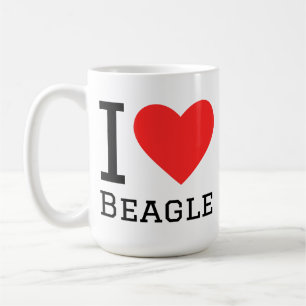I love beagle coffee mug