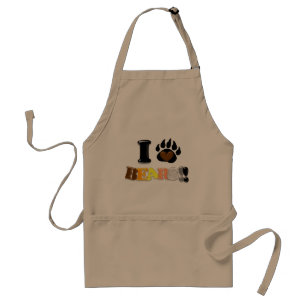I Love Bears Standard Apron