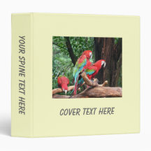 I love beatiful birds!  red and blue parrots